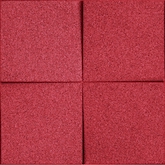 3D Texture Acoustic Cork Wall Panels Red