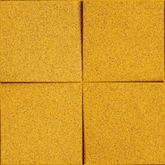 3D Texture Acoustic Cork Wall Panels Yellow