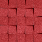 3D Angled Cork Wallcovering Red