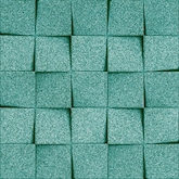3D Angled Cork Wallcovering Turquoise