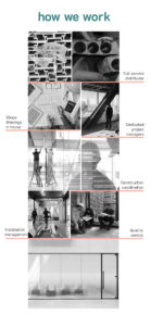 demountable wall installation