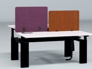 Recycled Felt Acoustic Desk Divider