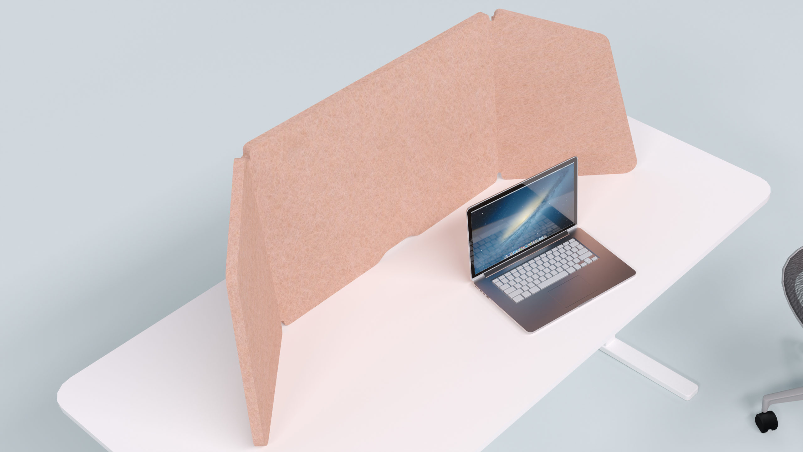 Impact Acoustic Shelter Desk Divider