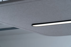 acoustic ceiling panel lighting