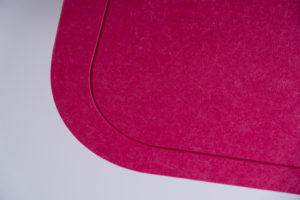 acoustic panel with integrated lighte