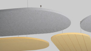 Vela acoustic ceiling panel