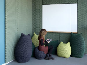 Casalis Ondo Acoustic Panels with Whiteboard