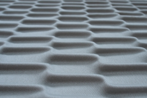 3D acoustic panel material