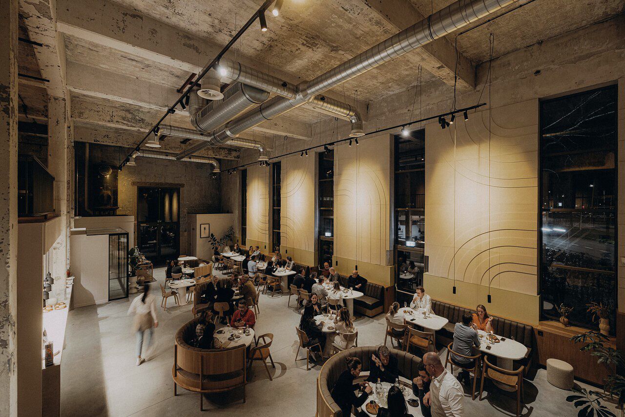 large restaurant acoustic design