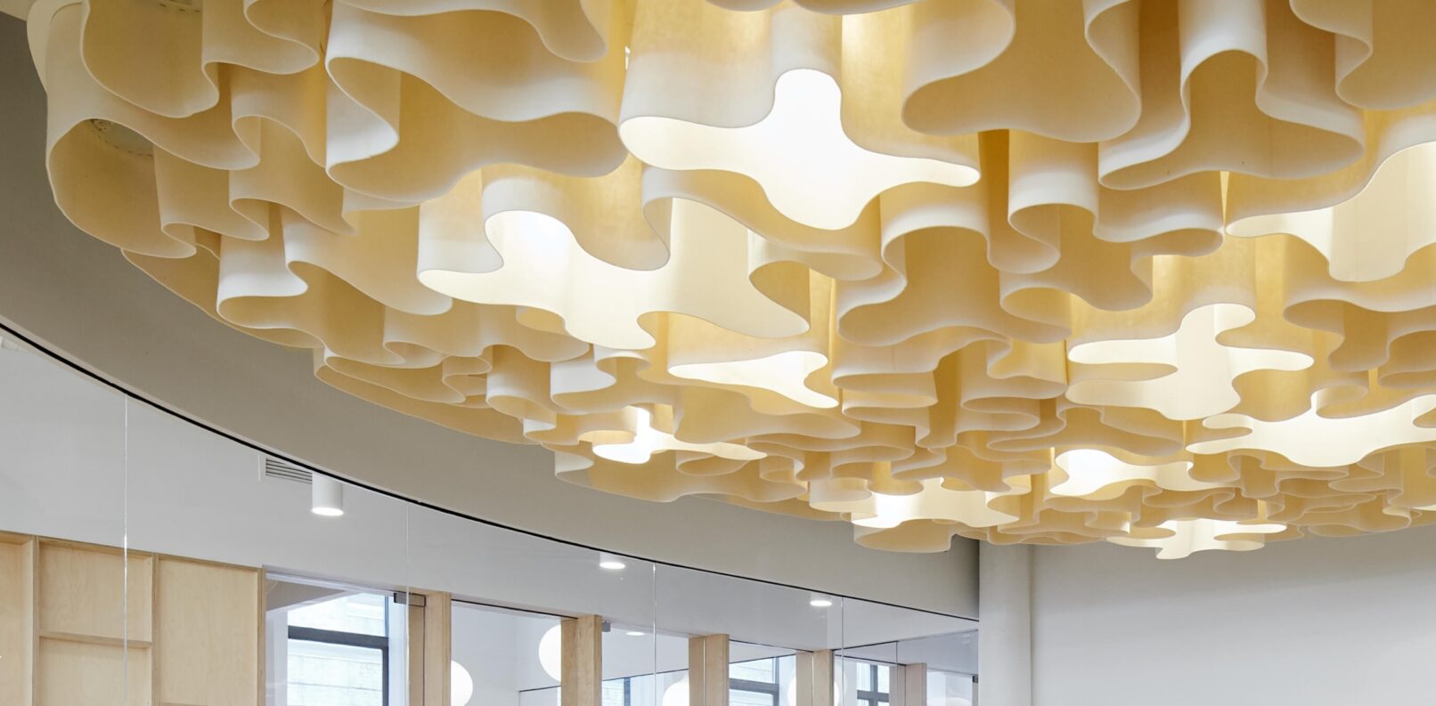 wool felt bespoke lighting